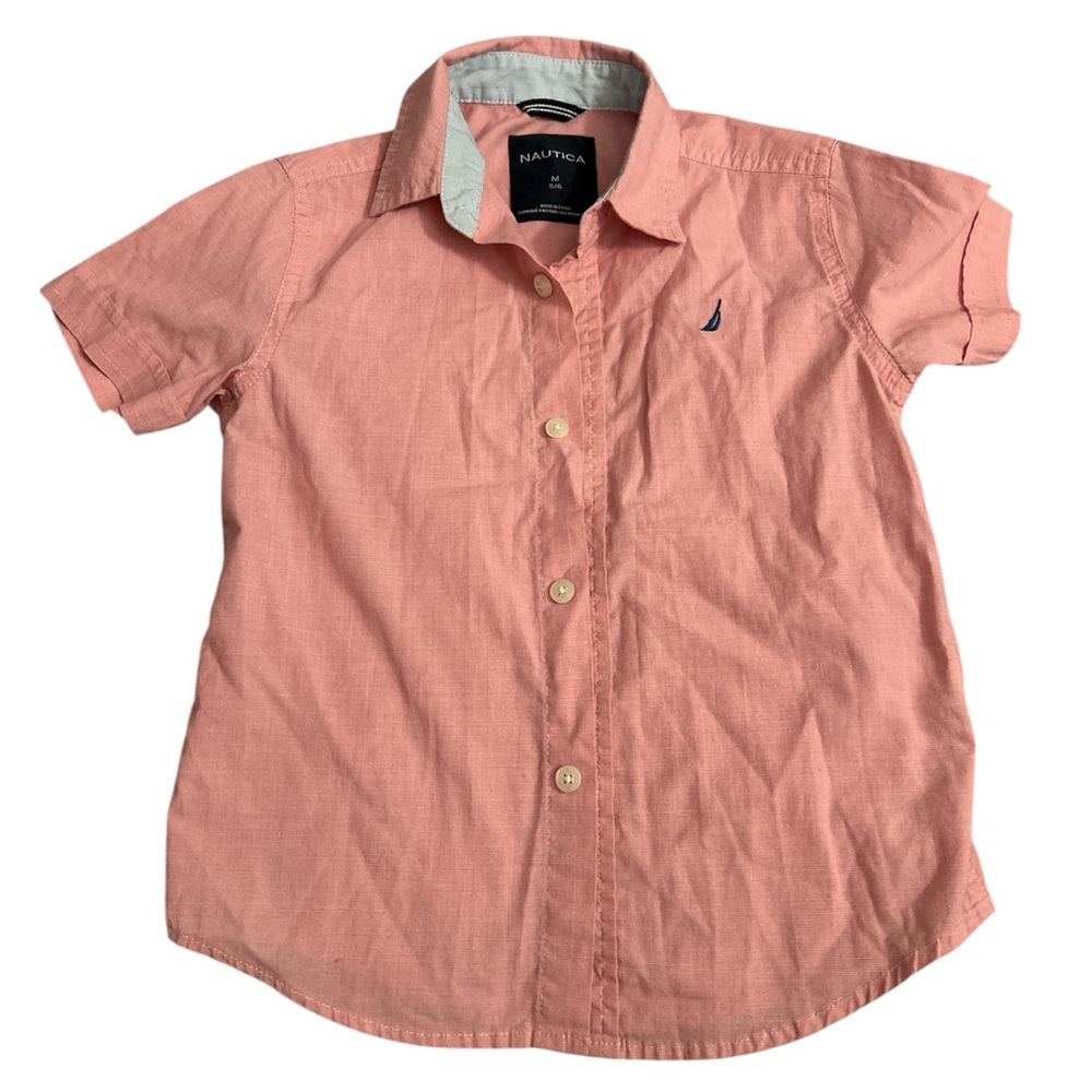 Nautica Kids Peach Button Down Shirt